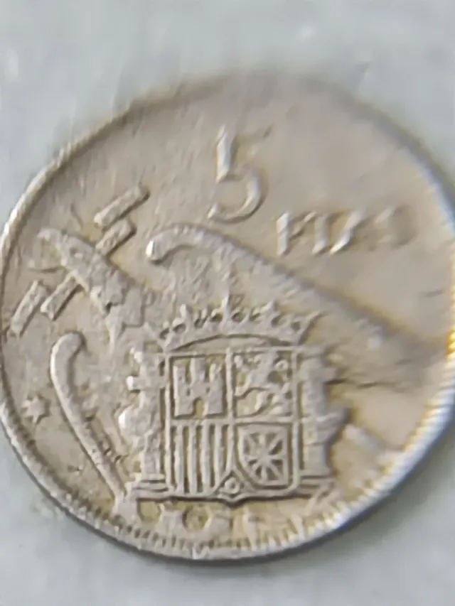 Moneda 5 Pesetas 1957 Franco