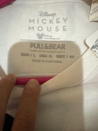 Camiseta Mickey Mouse Disney Talla L