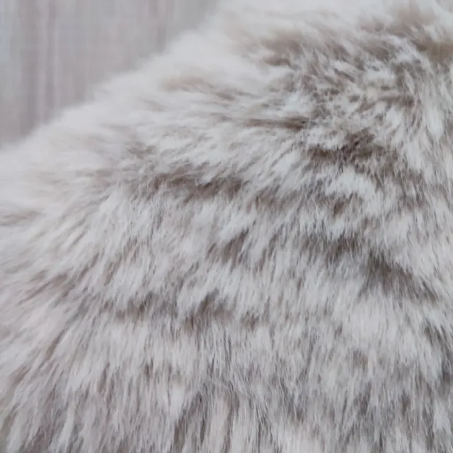 Cazadora piel beige con borrego