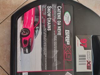 Catene Neve 9mm Misura 97 new 16" 17" 18"