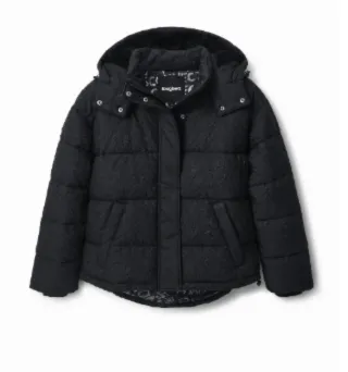 Chaqueta Desigual acolchada textura XXL