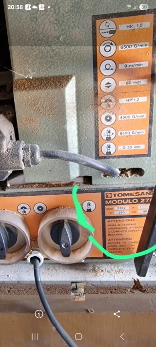 Mesa de corte combinada carpintería Tomesani