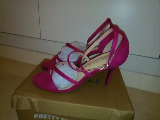 Zapatos tacón rosas nr 41