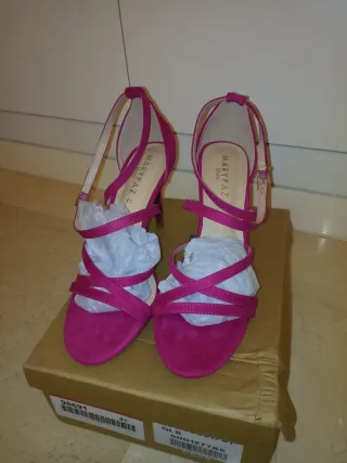 Zapatos tacón rosas nr 41