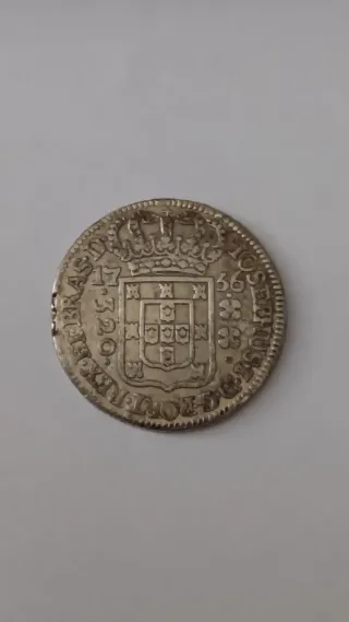 Moeda Prata D. José 1756 Brasil