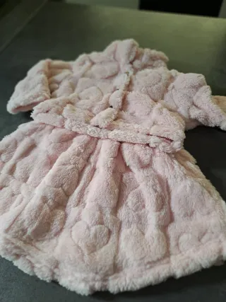 Completo bimba 12/18 mesi rosa cuori