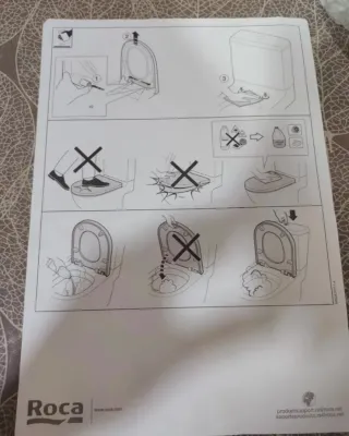 Tapa WC Roca Ona Blanca