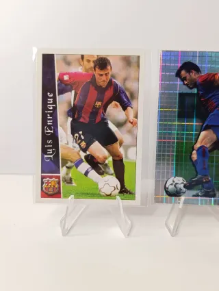 Lote Cromos Luis Enrique Barcelona Mundicromo
