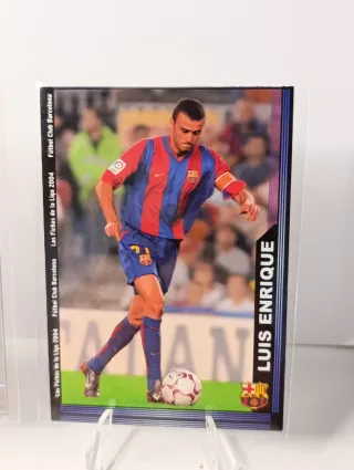 Lote Cromos Luis Enrique Barcelona Mundicromo