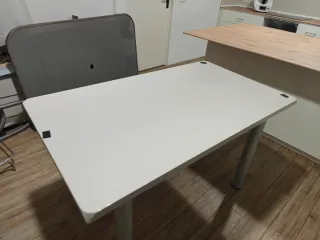 Mesa Comedor Cristal Gris 150x95cm