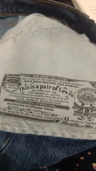 Pantalón Levis 501 Azul