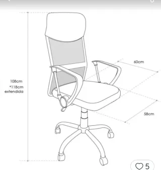 Silla de escritorio juvenil