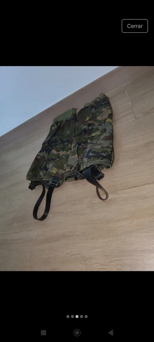 Polainas ejército camuflaje pixelado boscoso