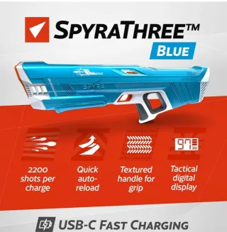 SpyraThree Pistola de Agua eléctrica