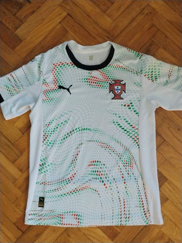 Camiseta Portugal Puma Blanca