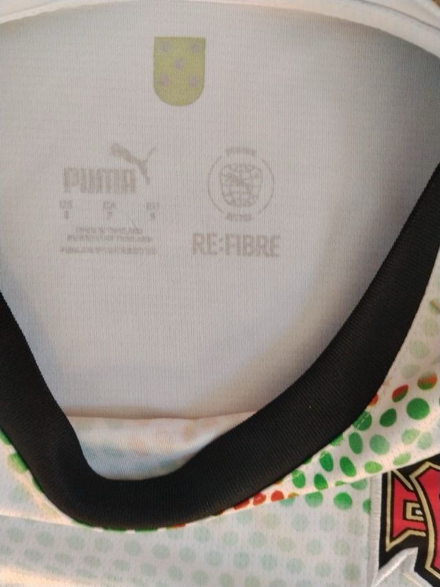 Camiseta Portugal Puma Blanca