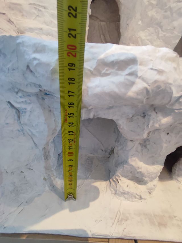 Presepe in cartapesta fatto a mano