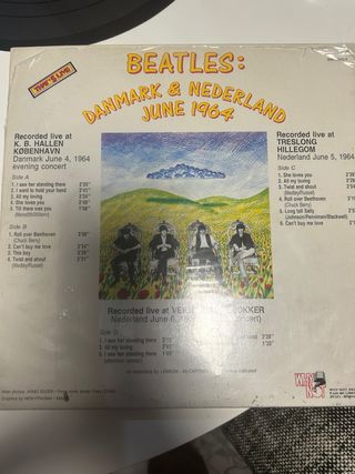 Vinile Beatles Danimarca & Nederland 1964