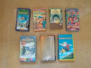 Cintas VHS de películas Infantiles (Español)