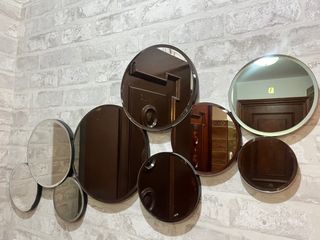 Espejo decorativo de círculos
