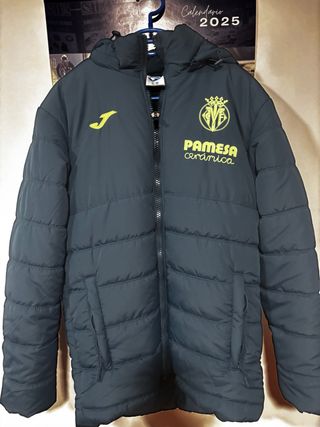 Parka Villarreal CF Joma Gris y Amarillo