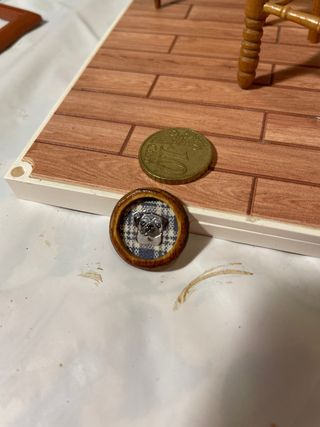 Quadretto Pug per Casa delle Bambole