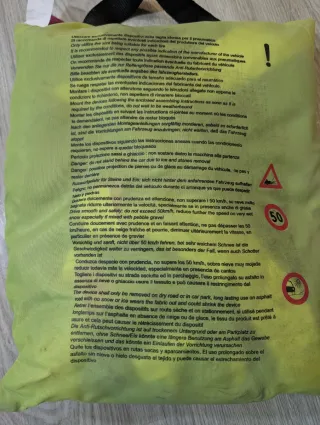 Tejido técnico antideslizante rueda coche