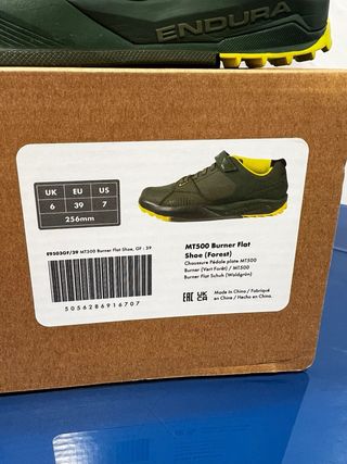 Zapatillas Endura MT500 Burner Flat Verdes