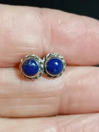 Pendientes Plata Ley lápizlazuli