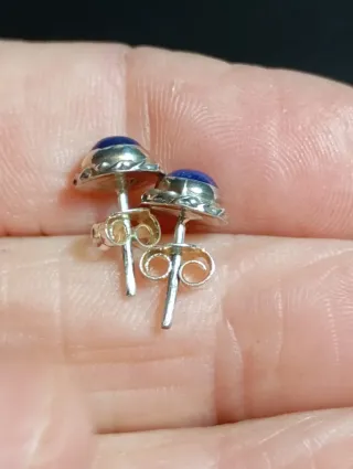 Pendientes Plata Ley lápizlazuli