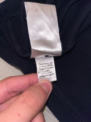 Polo Fred Perry Azul Talla S