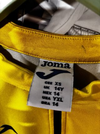Sudadera Villarreal CF Joma Media Cremallera