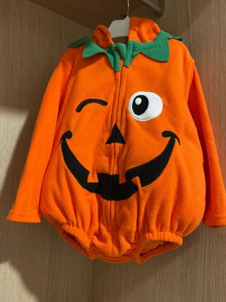 Disfraz Calabaza Halloween Bebé. talla 92cm