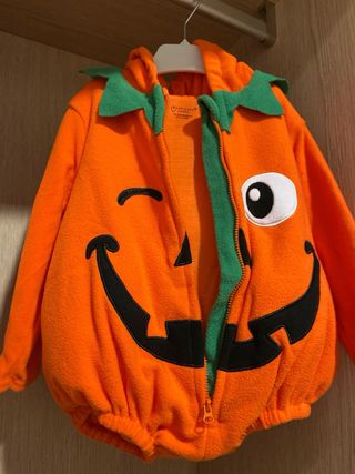 Disfraz Calabaza Halloween Bebé. talla 92cm