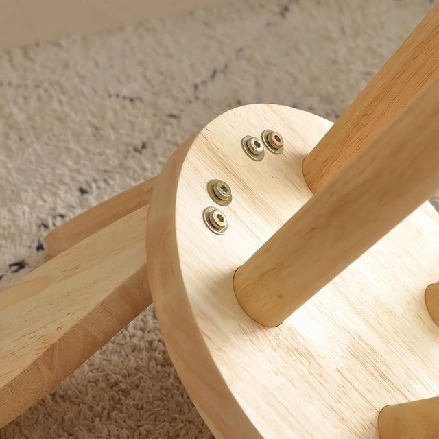 Sedia per bambini in legno con orecchie, 2 unità