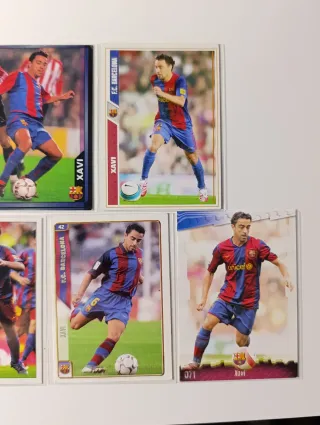 Lote 7 Cromos Xavi Hernández Mundicromo FC Barcelo
