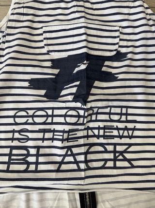 Vestito lungo a righe con zip