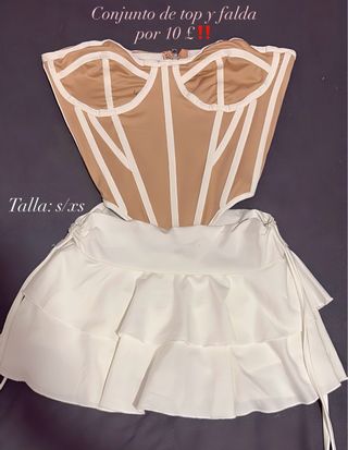 Conjunto Top y Falda 