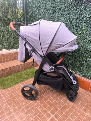 Silla de paseo KinderKraft Grande Plus gris
