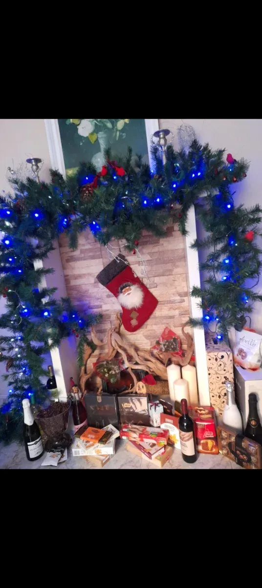 Decoración Navideña Ramas Verdes