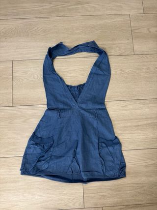 Vestito lungo blu