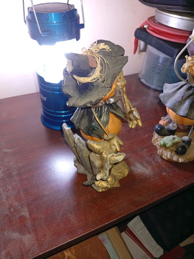 Figuras Brujitas Suerte Calabaza Halloween