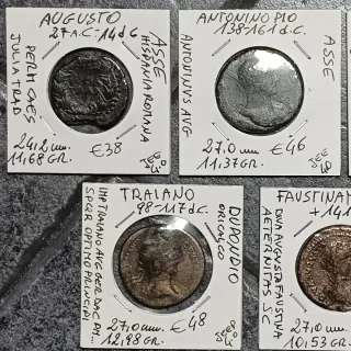 5 Monete Romane. Assi e Dupondio