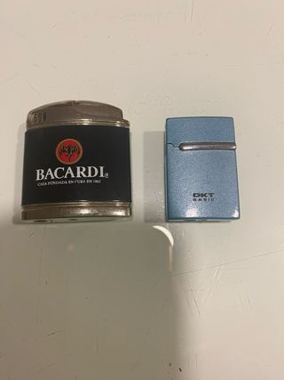2 Mecheros Vintage: Bacardi y DKT Basic