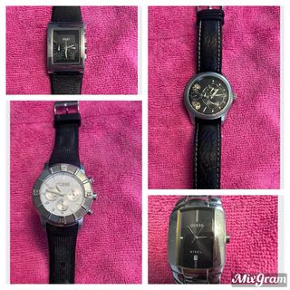 set 4 Orologi D&G Fossil Guess JustCavalli Uomo