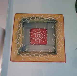 Svuotatasche ceramica decorato