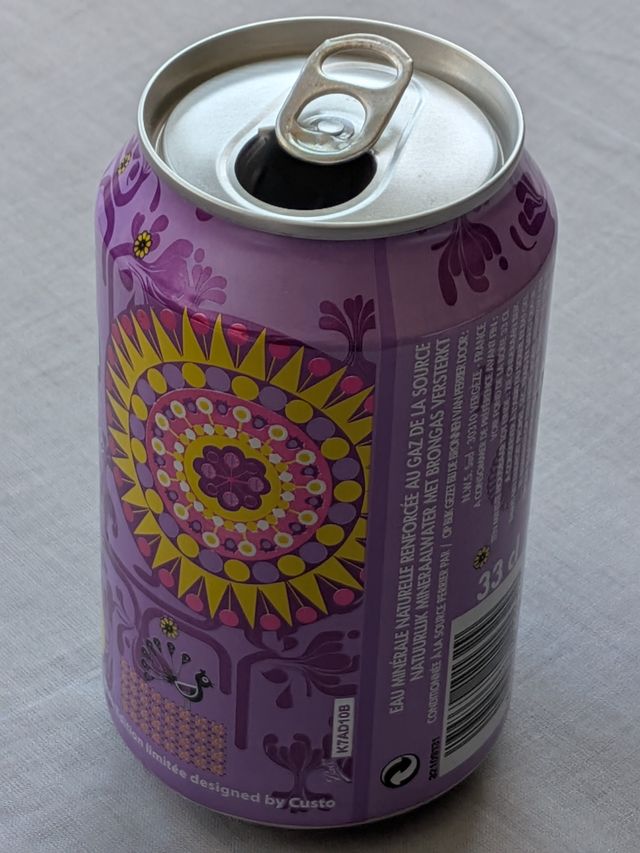 Lata Perrier Edición Limitada Custo Barcelona