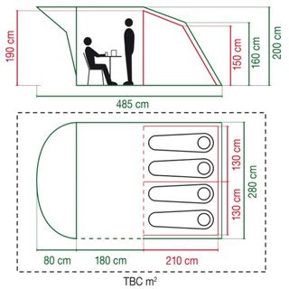 Tienda de campaña Coleman Oak Canyon 4