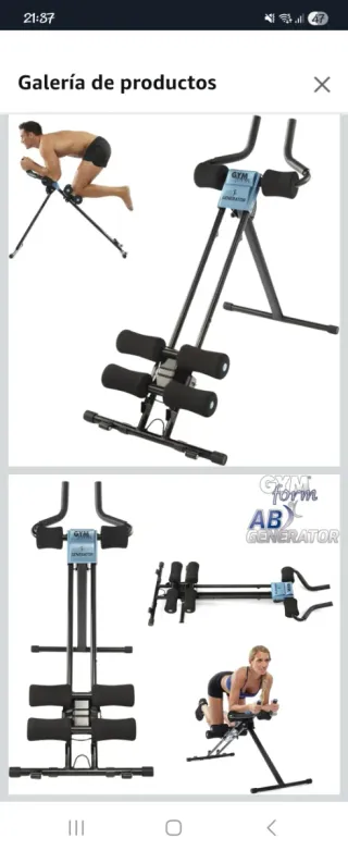 Máquina de abdominales Gym Form AB Generator