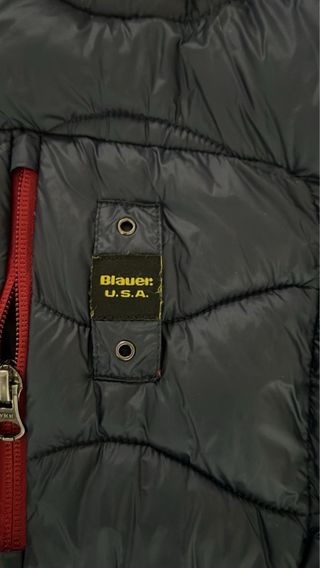 Blauer Giubbotto Blu Interno Rosso Taglia S